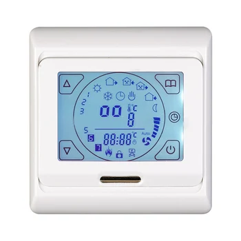 Touch Screen Week Programming Floor Heating Thermostat M9 Electric Heating Electric Floor Heating 16A Intelligent Thermostat
Touch Screen Week Programming Floor Heating Thermostat M9 Electric Heating Electric Floor Heating 16A Intelligent Thermostat