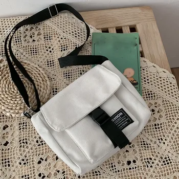 Fashion Canvas Handbag Women's Retro Solid Color Satchels Large Capacity Female Casual Shoulder Crossbody Bag Ladies Korean Bags
Fashion Canvas Handbag Women's Retro Solid Color Satchels Large Capacity Female Casual Shoulder Crossbody Bag Ladies Korean Bags