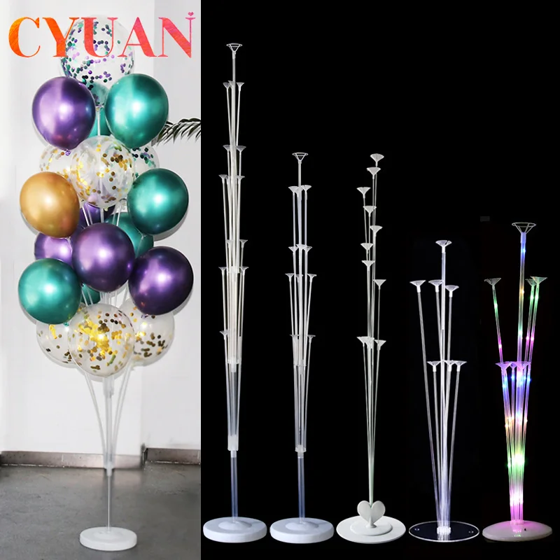 CYUAN 1/2Set Birthday Balloons Stand Holder Column Stick Balon Wedding Confetti Balloon Party Decoration Kids Baby Shower Globos
CYUAN 1/2Set Birthday Balloons Stand Holder Column Stick Balon Wedding Confetti Balloon Party Decoration Kids Baby Shower Globos