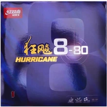 Original DHS Hurricane 8-80 Table Tennis Rubber High Sticky Rubber With High Elastic Sponge For 40+ Table Tennis Racket Game 
Original DHS Hurricane 8-80 Table Tennis Rubber High Sticky Rubber With High Elastic Sponge For 40+ Table Tennis Racket Game