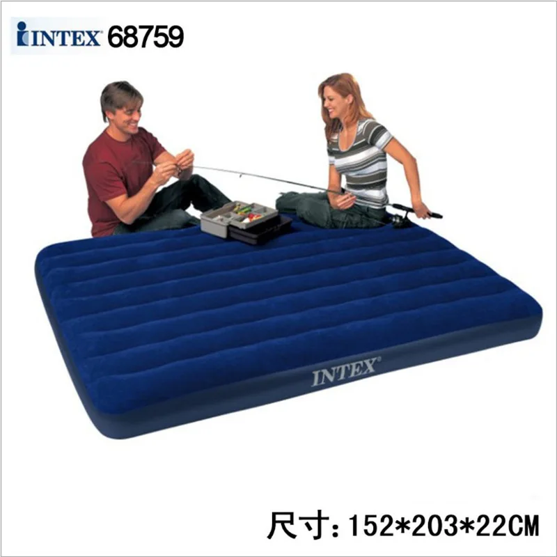 America INTEX68759 Double Enlarged Bed Inflatable Mattress Dark Blue Double Extra-large Air Bed a Generation of Fat
America INTEX68759 Double Enlarged Bed Inflatable Mattress Dark Blue Double Extra-large Air Bed a Generation of Fat