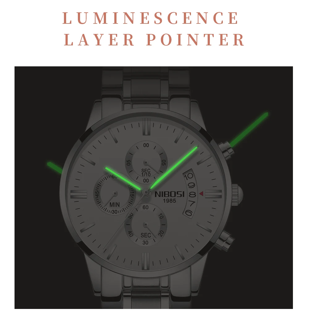 NIBOSI Luxury Womens Watches
