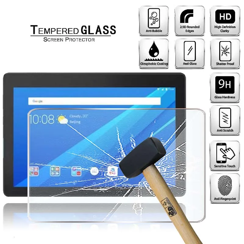 Tablet Tempered Glass Screen Protector Cover for Lenovo Tab E10 Anti-Screen Breakage Anti-Fingerprint HD Tempered Film
Tablet Tempered Glass Screen Protector Cover for Lenovo Tab E10 Anti-Screen Breakage Anti-Fingerprint HD Tempered Film