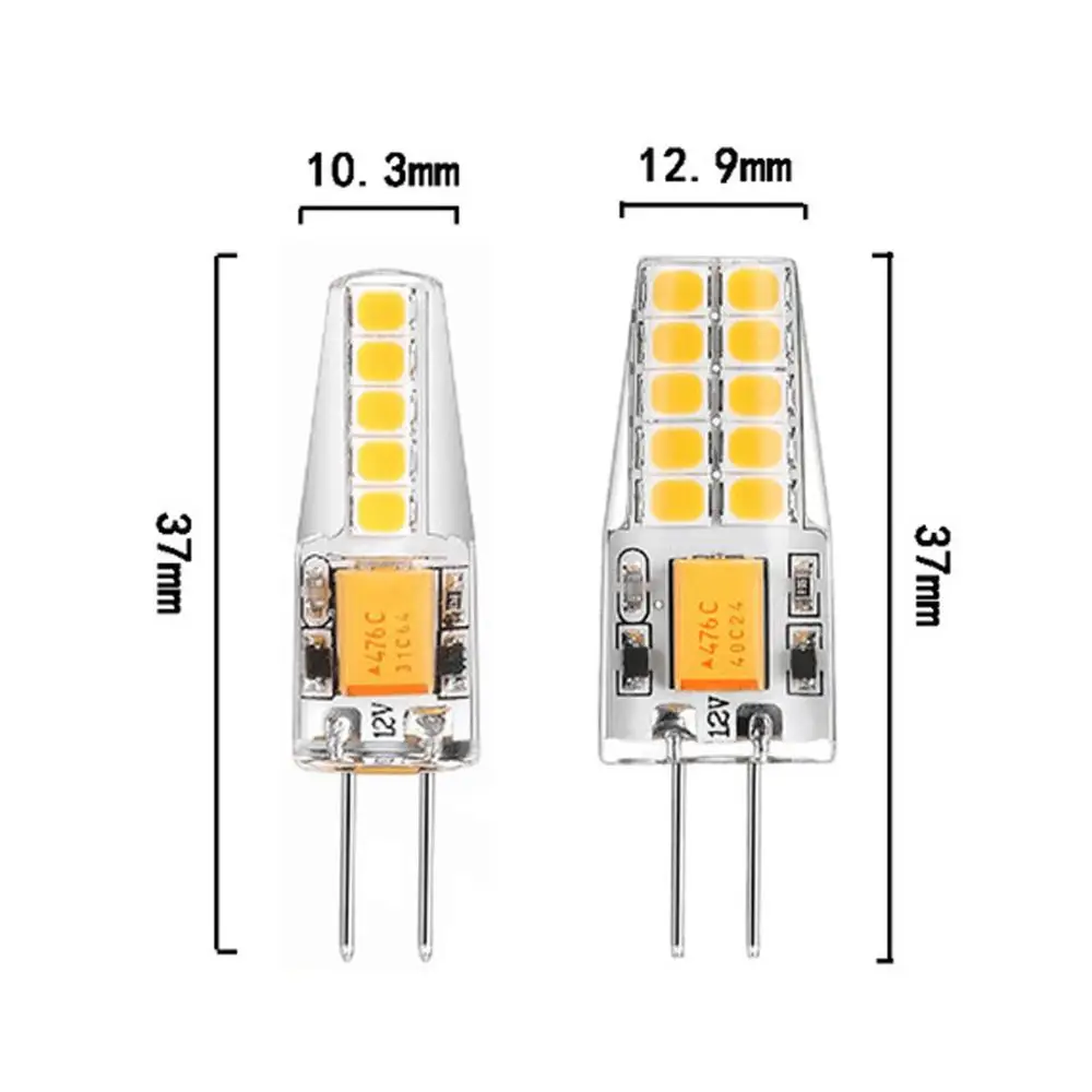 

G4 LED bulb 3W 6W Lampada AC DC12v LED G4 Corn Lamp 10led 20led 2835SMD Crystal Chandelier Replace 20W 30W Halogen Lamp