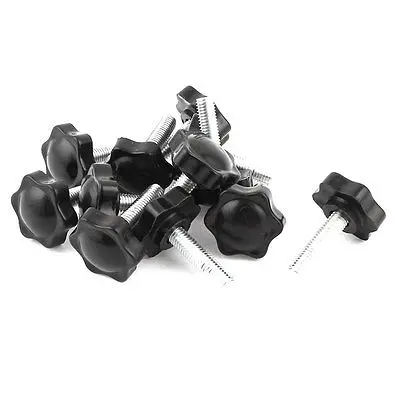 12pcs Replacement 8mm x 32mm Clamping Screw Knob Grip 1.2" Star Head Dia
12pcs Replacement 8mm x 32mm Clamping Screw Knob Grip 1.2" Star Head Dia