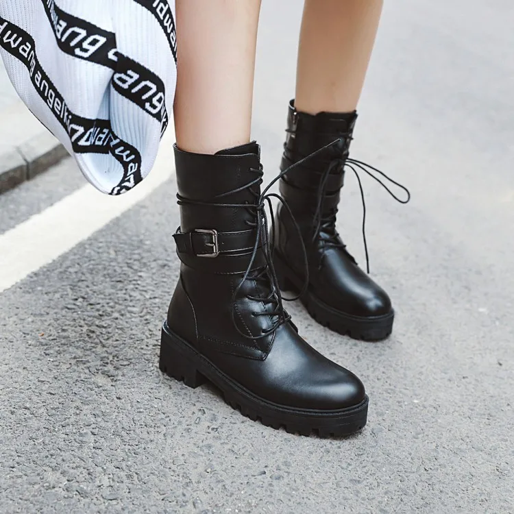 Big Size 9 10 11-15 boots women shoes martin boots for women ladies boots shoes woman winter Side zipper with belt buckle
Big Size 9 10 11-15 boots women shoes martin boots for women ladies boots shoes woman winter Side zipper with belt buckle