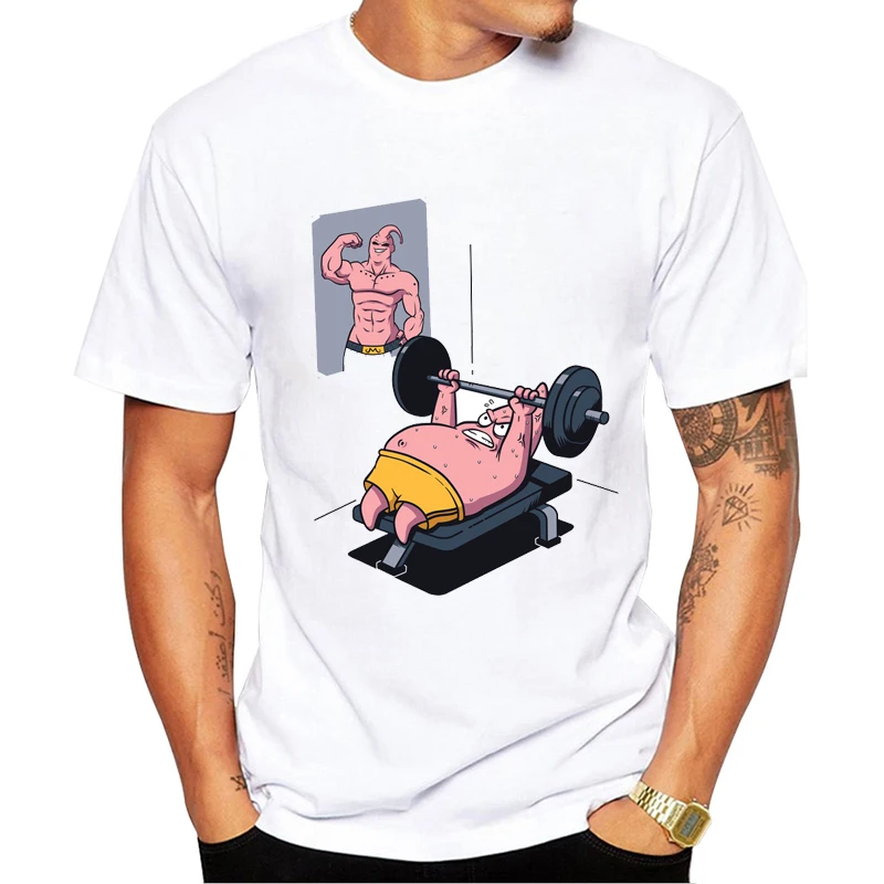 Animation in 3 d zT-Shirt Funny Patrick Star and Boo Fitness tshirt Men's custom Cartoon Majin Buu weight lifting tee shirt
Animation in 3 d zT-Shirt Funny Patrick Star and Boo Fitness tshirt Men's custom Cartoon Majin Buu weight lifting tee shirt
