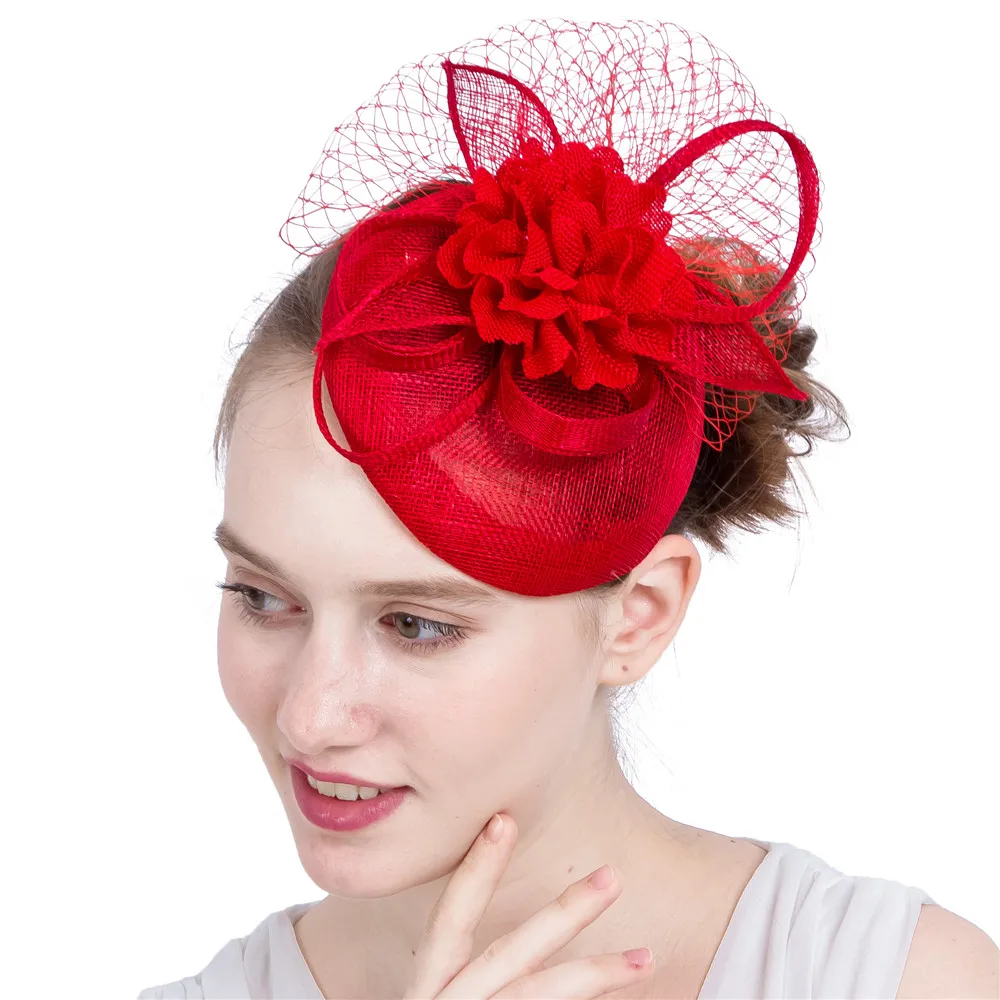 Lady's Classic Imitation Sinamay Fascinator Wedding Headpiece For Women Wedding Millinery Caps Church Party Hair Accessories
Lady's Classic Imitation Sinamay Fascinator Wedding Headpiece For Women Wedding Millinery Caps Church Party Hair Accessories