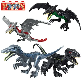 Big Jurassic Dinosaur Figures Building Block Brick Magic Dragon Tyrannosaurus Model Toys For Children Compatible With Legoing 
Big Jurassic Dinosaur Figures Building Block Brick Magic Dragon Tyrannosaurus Model Toys For Children Compatible With Legoing