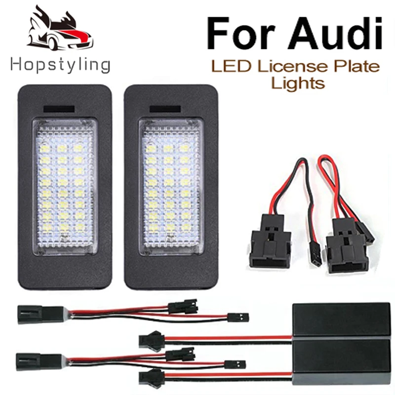 2Pcs LED License Plate Lights For Audi A1 A3 / A4 S4 B8/ A5 S5 8T / A6 C7/4G / A7 4G / Q3 8U / Q5 8R / TT 8J RS5 6 7 Number Lamp
2Pcs LED License Plate Lights For Audi A1 A3 / A4 S4 B8/ A5 S5 8T / A6 C7/4G / A7 4G / Q3 8U / Q5 8R / TT 8J RS5 6 7 Number Lamp