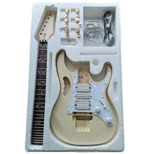 Premium DIY Electric Guitar Kit DIY Unfinished Project Guitar Kit Maple Body Wood Neck Rosewood Fingerboard
Premium DIY Electric Guitar Kit DIY Unfinished Project Guitar Kit Maple Body Wood Neck Rosewood Fingerboard