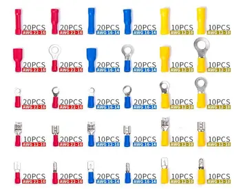 480pcs boxed cold-pressed terminal block 30 cold-pressed wiring electrical flame-retardant insulated crimp terminal set
480pcs boxed cold-pressed terminal block 30 cold-pressed wiring electrical flame-retardant insulated crimp terminal set