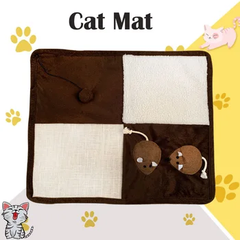 Sisal Cat Scratcher Board Scratching Post Mat Toy for Catnip Tower Climbing Pad Cooling Mat Lounger Pet
Sisal Cat Scratcher Board Scratching Post Mat Toy for Catnip Tower Climbing Pad Cooling Mat Lounger Pet