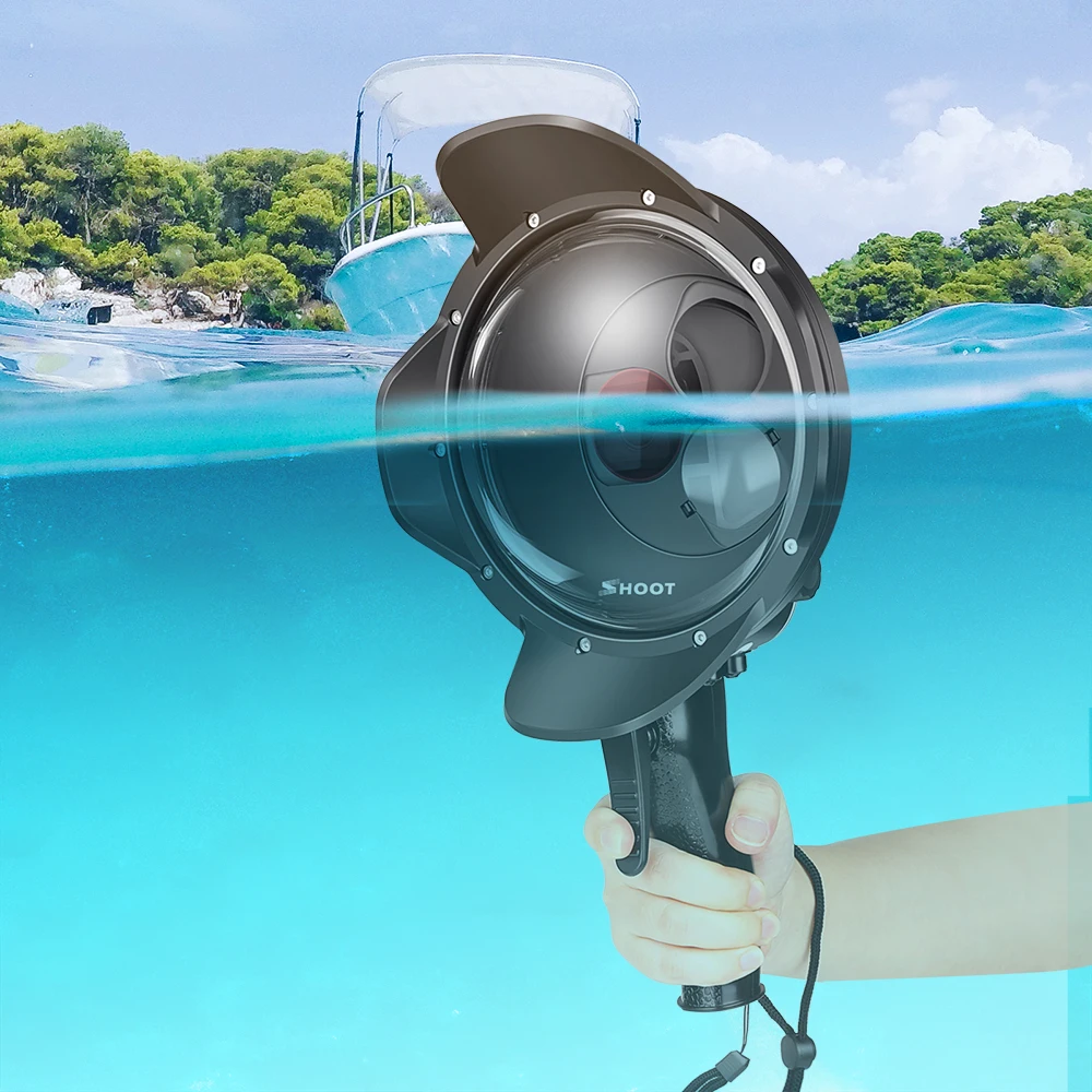 Diving Dome Port Waterproof Case Filter Switchable Dome for GoPro Hero 7 6 5 Trigger Red Filter Housing for Go Pro 7 Accessory
Diving Dome Port Waterproof Case Filter Switchable Dome for GoPro Hero 7 6 5 Trigger Red Filter Housing for Go Pro 7 Accessory