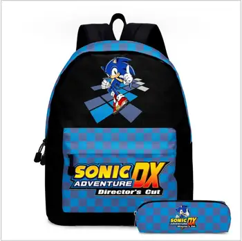 16 Inch Fashion Backpack Sonic The Hedgehog Pattern 2PCs/Set Kids School Bags Cartoon Animal Designer Teenagers Book-Bags Set
16 Inch Fashion Backpack Sonic The Hedgehog Pattern 2PCs/Set Kids School Bags Cartoon Animal Designer Teenagers Book-Bags Set