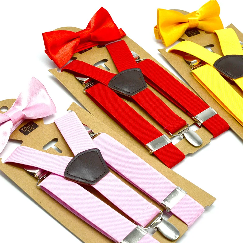 Thicken trousers with children 3 clips solid color strap clips bow tie set wild men and women baby strap clips strong clip
Thicken trousers with children 3 clips solid color strap clips bow tie set wild men and women baby strap clips strong clip