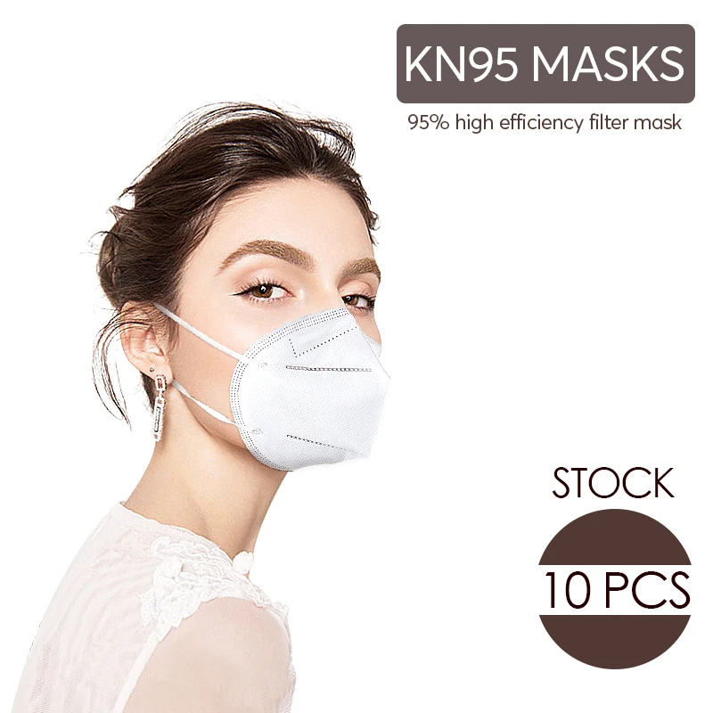 10 PCS KN95 Mask Dust-proof PM2.5 Anti-virus Anti-Coronavirus N95 Disposable 4-Layer Filter Masks Breathable Protective MASK
10 PCS KN95 Mask Dust-proof PM2.5 Anti-virus Anti-Coronavirus N95 Disposable 4-Layer Filter Masks Breathable Protective MASK