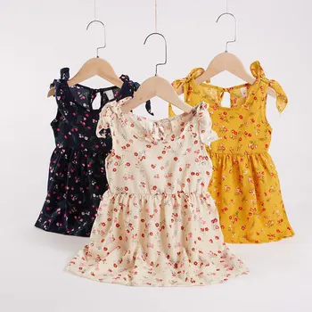 2020 New Summer Girls Flower Print Princess Dress Kids Bohemia Vocation Party Sundress Children's Sleeveless Clothes for Girls
2020 New Summer Girls Flower Print Princess Dress Kids Bohemia Vocation Party Sundress Children's Sleeveless Clothes for Girls