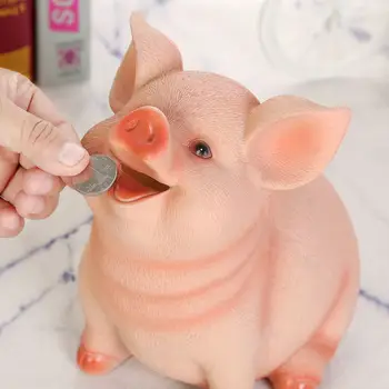 Cute Large Pig Piggy Bank Kids Money Box Cash Paper Coin Safe Saving Box Jar alcancias Cartoon Resin Moneybox Deposit Machine
Cute Large Pig Piggy Bank Kids Money Box Cash Paper Coin Safe Saving Box Jar alcancias Cartoon Resin Moneybox Deposit Machine