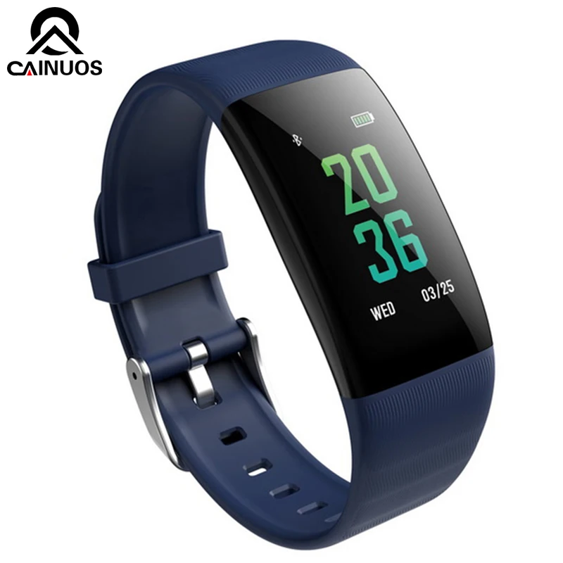 CAINUOS Men's Blood Pressure Heart Rate Smart Watch Bluetooth Pedometer Sports Wrist Watch Auto Shock Clock Relogio Masculino
CAINUOS Men's Blood Pressure Heart Rate Smart Watch Bluetooth Pedometer Sports Wrist Watch Auto Shock Clock Relogio Masculino
