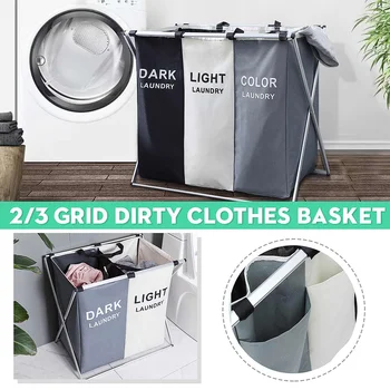 2/3 Grid Dirty Clothes Laundry Storage Baskets Organizer Basket Bathroom Laundry Hamper Storage Basket for Home or Bathroom
2/3 Grid Dirty Clothes Laundry Storage Baskets Organizer Basket Bathroom Laundry Hamper Storage Basket for Home or Bathroom