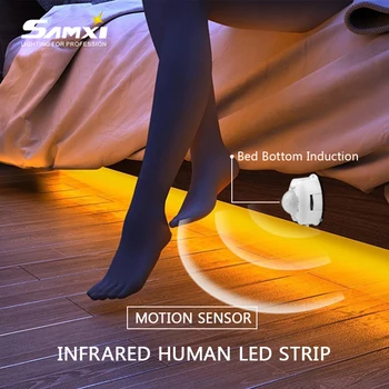 12V LED Strip Wireless PIR Motion Sensor 2835 LED light Strip EU Plug/US Plug Flexiable Lighting for Bedroom Kitchen Corridor 
12V LED Strip Wireless PIR Motion Sensor 2835 LED light Strip EU Plug/US Plug Flexiable Lighting for Bedroom Kitchen Corridor