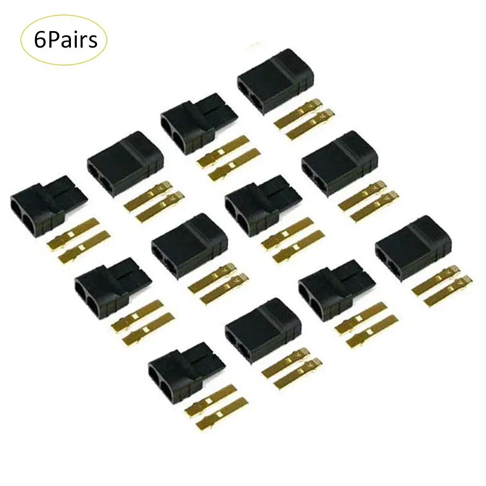 10 X Traxxas Plug / TRX Plug Rc Lipo / NiMh Brushless ESC Battery RC Connector 6 Pairs
10 X Traxxas Plug / TRX Plug Rc Lipo / NiMh Brushless ESC Battery RC Connector 6 Pairs