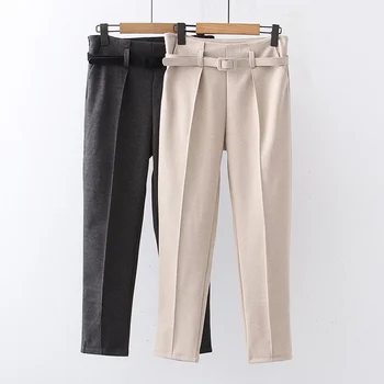 Warm Casual Pants Women Harem Pants 2020 Autumn Winter Thicken Lambskin Trousers Elastic High Waist Woman Pants Large Size 3XL
Warm Casual Pants Women Harem Pants 2020 Autumn Winter Thicken Lambskin Trousers Elastic High Waist Woman Pants Large Size 3XL