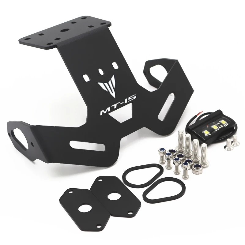 Rear Adjustable License Number Plate Frame Holder Bracket Tail Tidy Fender with Led Light For YAMAHA MT-15 MT15 MT 15 2018-2020
Rear Adjustable License Number Plate Frame Holder Bracket Tail Tidy Fender with Led Light For YAMAHA MT-15 MT15 MT 15 2018-2020