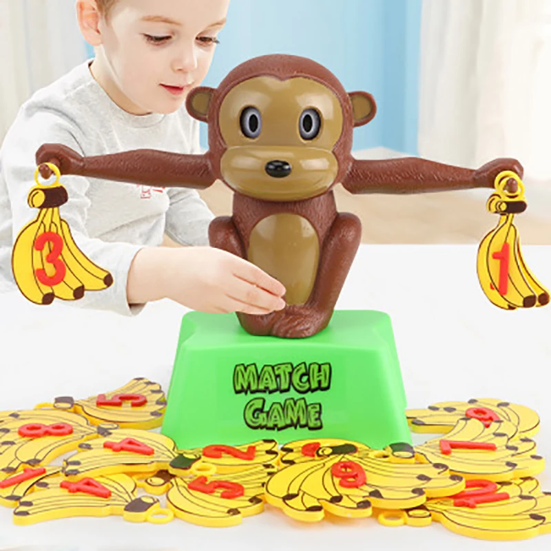 Monkey Match Math Balance Scale Children Baby Puzzle Educational Number Game Toys Kids Learning Developing Practical Toy Gifts
Monkey Match Math Balance Scale Children Baby Puzzle Educational Number Game Toys Kids Learning Developing Practical Toy Gifts