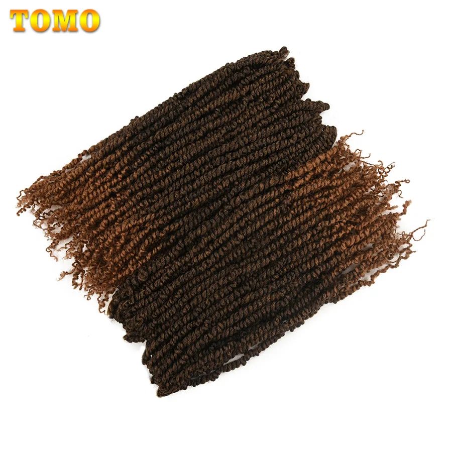 TOMO Bomb Twist Crochet Hair Synthetic 16Roots Spring Twist Pre Looped Crochet Braids Hair Extension Passion Twist for Women TOMO Bomb Twist Crochet Hair Synthetic 16Roots Spring Twist Pre Looped Crochet Braids Hair Extension Passion Twist for Women