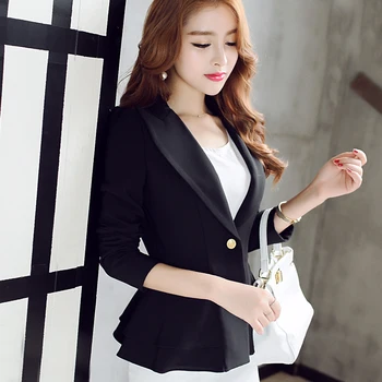 Short-Style Suit Women's Spring and Autumn New Korean Version of Slim-Fit Long-Sleeve Small Suit Jacket Women's Casual
Short-Style Suit Women's Spring and Autumn New Korean Version of Slim-Fit Long-Sleeve Small Suit Jacket Women's Casual