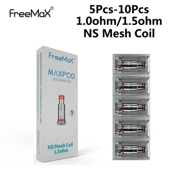 5-10Pcs Original FreeMax Max Pod Coil Vape 1.0ohm/1.5ohm NS Mesh Coil Head For Maxpod Cartridge E Cigarettes
5-10Pcs Original FreeMax Max Pod Coil Vape 1.0ohm/1.5ohm NS Mesh Coil Head For Maxpod Cartridge E Cigarettes