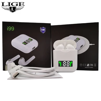 LIGE Bluetooth Earphone I99 Sports Headsets Earbuds Touch Control Hifi Music Portable Wireless Headphone Sweatproof with Mic
LIGE Bluetooth Earphone I99 Sports Headsets Earbuds Touch Control Hifi Music Portable Wireless Headphone Sweatproof with Mic