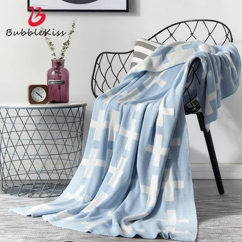 Bubble Kiss Knitted Blanket For Both Sides Solid Color Cross Pattern Decoration Blankets For Beds Soft Baby Lunch Break Blanket
Bubble Kiss Knitted Blanket For Both Sides Solid Color Cross Pattern Decoration Blankets For Beds Soft Baby Lunch Break Blanket