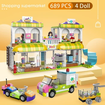 City Building Blocks Good Friends Series shopping supermarket DIY House Car Toys Kit Figures action Figure Educational Toys Kids
City Building Blocks Good Friends Series shopping supermarket DIY House Car Toys Kit Figures action Figure Educational Toys Kids