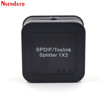 1 in 3 out Spdif Toslink Optical Audio Cable Switcher 1x3 With IR Remote LPCM2.0/DTS/AC3 Toslink Switcher Adapter For Projector
1 in 3 out Spdif Toslink Optical Audio Cable Switcher 1x3 With IR Remote LPCM2.0/DTS/AC3 Toslink Switcher Adapter For Projector
