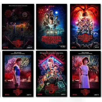 PipiFren Stranger Things Posters Wall Stickers Home Decoration TV Show Prints home art Brand silk poster naklejki
PipiFren Stranger Things Posters Wall Stickers Home Decoration TV Show Prints home art Brand silk poster naklejki