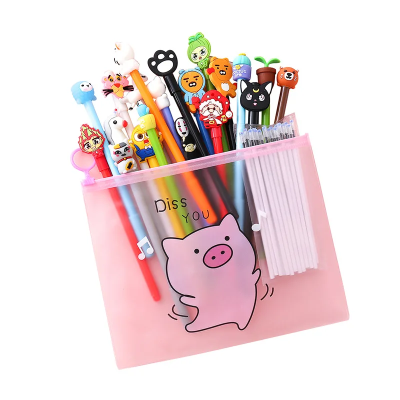 Random color design 10pcs Girl heart cute cartoon neutral pencil bag personalized student Stationery set student supplies
Random color design 10pcs Girl heart cute cartoon neutral pencil bag personalized student Stationery set student supplies