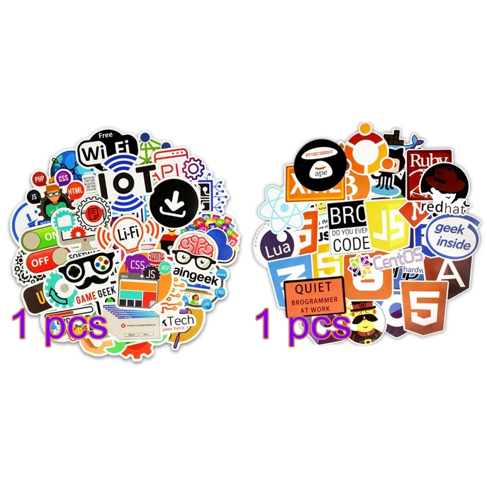 100pcs Programming Stickers Mixed Cartoon Toy Stickers Luggage Cool Funny Sticker Internet Html Software Sticker
100pcs Programming Stickers Mixed Cartoon Toy Stickers Luggage Cool Funny Sticker Internet Html Software Sticker