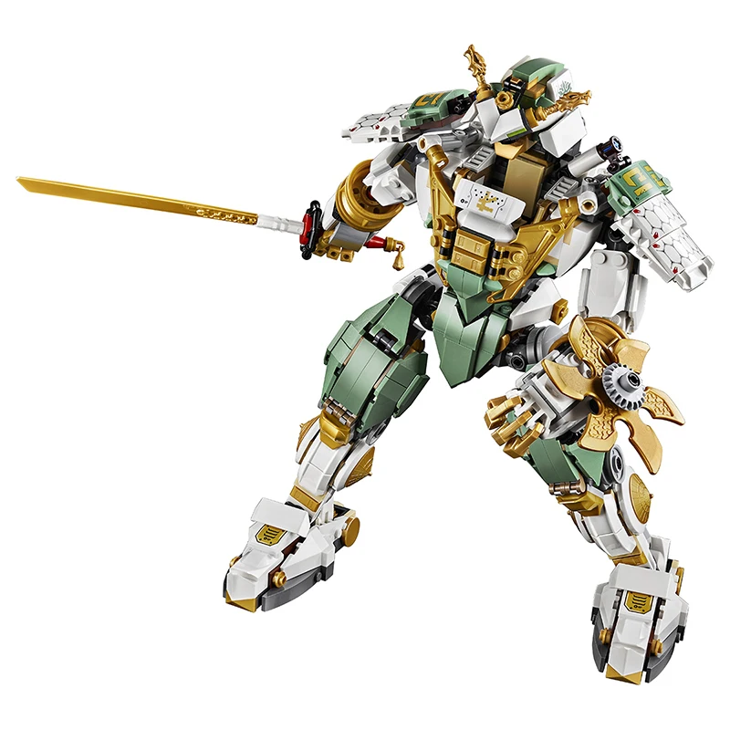 New Ninjagoed Lloyd's Titan Mech Spinjitzu Building Blocks Kit Bricks Classic Movie Ninja Model Kids Toys For Children Gift
New Ninjagoed Lloyd's Titan Mech Spinjitzu Building Blocks Kit Bricks Classic Movie Ninja Model Kids Toys For Children Gift
