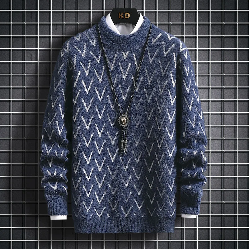 Commoner Brothers-2021 autumn and winter new mink youth sweater 
Commoner Brothers-2021 autumn and winter new mink youth sweater