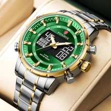 2021 LIGE Top Brand Men Military Sport Wrist Watch Quartz Steel Waterproof Dual Display Male Clock Watches Relogio Masculino+Box
2021 LIGE Top Brand Men Military Sport Wrist Watch Quartz Steel Waterproof Dual Display Male Clock Watches Relogio Masculino+Box