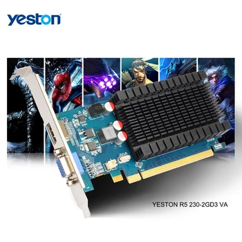 Yeston Radeon R5 230 GPU 2GB GDDR3 64 bit Gaming Desktop computer PC Video Graphics Cards support VGA/HDMI PCI-E X16 2.0
Yeston Radeon R5 230 GPU 2GB GDDR3 64 bit Gaming Desktop computer PC Video Graphics Cards support VGA/HDMI PCI-E X16 2.0