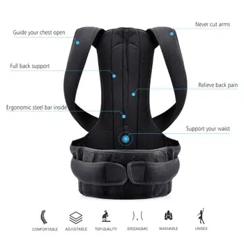 Adult Back Correction Belt Men And Women Posture Correction Fixed Support Steel Plate Posture Correction Kyphosis Correction
Adult Back Correction Belt Men And Women Posture Correction Fixed Support Steel Plate Posture Correction Kyphosis Correction