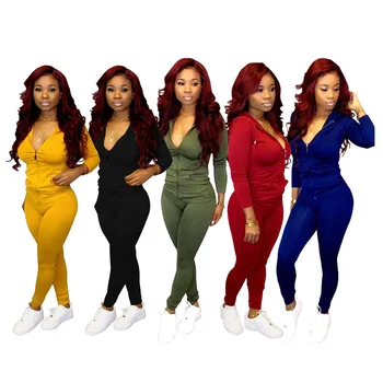 Women Hoodies Pant Clothing Set Casual 2 Piece Set Warm Clothes Solid Tracksuit Women Set Top Pants F56
Women Hoodies Pant Clothing Set Casual 2 Piece Set Warm Clothes Solid Tracksuit Women Set Top Pants F56