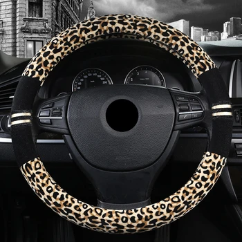 3r Wheel Cover Luxury Leopard Print Steering Wheel Cover Car Steering Wheel Funda Volante Cubre Volante Auto Car Accessories
3r Wheel Cover Luxury Leopard Print Steering Wheel Cover Car Steering Wheel Funda Volante Cubre Volante Auto Car Accessories