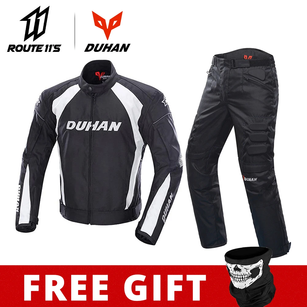 DUHAN Motorcycle Jacket Men Protective Gear Moto Jacket Motorcycle Pants Windproof Cold-proof Touring Motorbike Riding Suit
DUHAN Motorcycle Jacket Men Protective Gear Moto Jacket Motorcycle Pants Windproof Cold-proof Touring Motorbike Riding Suit