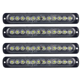 12Led Light Flash Emergency Light Car Auto Truck Police Warning Lamp Flashing Light White 4Pcs
12Led Light Flash Emergency Light Car Auto Truck Police Warning Lamp Flashing Light White 4Pcs
