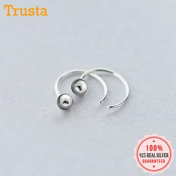 Trusta 2019 100% 925 Solid Real Sterling Silver Fashion Cute Round Beads Stud Earrings For Women Girls Kids Gift Jewelry DS1248
Trusta 2019 100% 925 Solid Real Sterling Silver Fashion Cute Round Beads Stud Earrings For Women Girls Kids Gift Jewelry DS1248